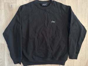 Dime MTL Cursive Small Logo Crewneck Black Size M